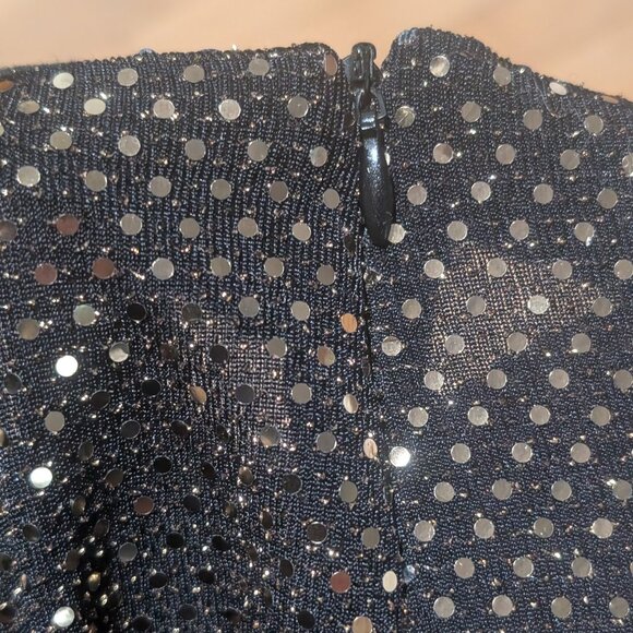 NEW! Zara | Metallic Frill Skort In Black/Aged Gold - Picture 10 of 15